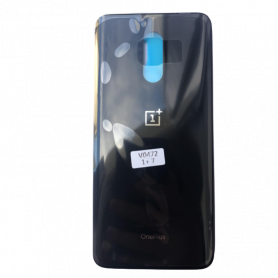 Vitre arrière OnePlus 7 Noir - Avec logo + Adhesif