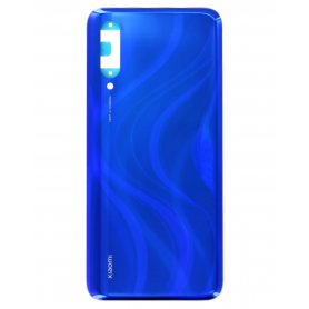 Vitre arrière Xiaomi Mi 9 Lite Blue Avec logo + Adhesif