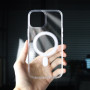 Coque Transparente avec MagSafe pour iPhone 12 / Pro / mini / Pro Max