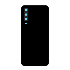 Vitre arrière Xiaomi Mi 9SE Noir - Avec logo + Adhesif