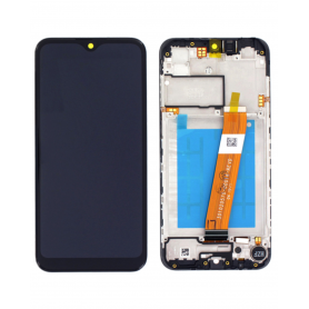 SAMSUNG Galaxy A01 Core (A013F) Ecran Complet Noir sur Châssis (Service Pack)