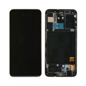 SAMSUNG Galaxy A40 (A405F) Ecran Complet Noir (Service Pack)