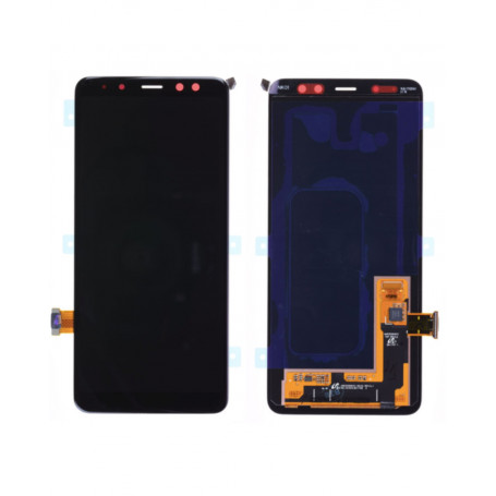 SAMSUNG Galaxy A8 2018 (A530F) Ecran Complet Noir (Service Pack)