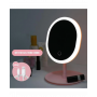 Miroir de Maquillage Lumineux LED - Rose