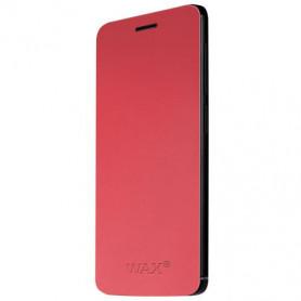 Etui Rabat Portefeuille Stand Back Cover Wiko Wax 4G Rouge