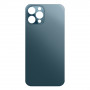 Vitre arrière iPhone 12 Pro Bleu (Grand trou)