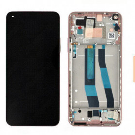 Ecran Xiaomi Mi 11 Lite 4G/5G NE Rose + Châssis (Service pack)