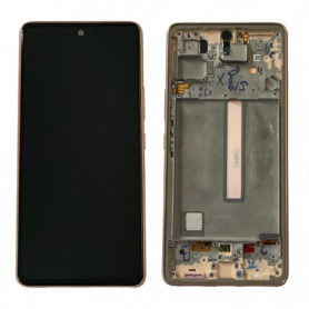 Ecran Samsung Galaxy A53 5G (A536F) Or + Châssis (Service Pack)