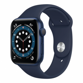 Montre Connectée Apple Watch Series 6 Cellular 40mm Aluminium Bleu  (Accessoires et Emballage d'origine) - Comme Neuf