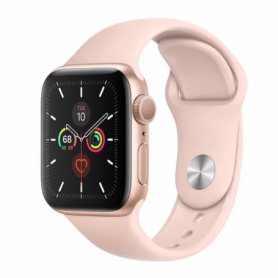 Montre Connectée Apple Watch Series 5 Cellular 44mm Aluminium Or (Câble de chargement et Emballage d'origine) - Comme Neuf