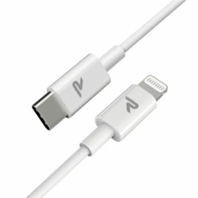 Câble USB-C / Lightning RAMPOW RAB-2 Blanc - 2M