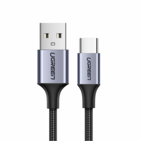 Câble USB / USB-C Nylon Tressé UGREEN Noir - 1M