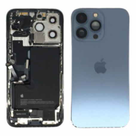Châssis Arrière iPhone 13 Pro avec Batterie Bleu Alpin - Grade A