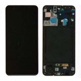 Ecran Samsung Galaxy A50 (A505F) Noir + Châssis (OLED)