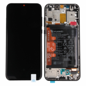 Ecran Huawei P Smart S / Y8p 2020 Argent Sur Châssis + Batterie (Service Pack)