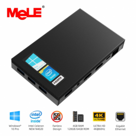 Mini PC Fixe MeLE Quieter 2D 4 Go / 128 Go Noir - Neuf
