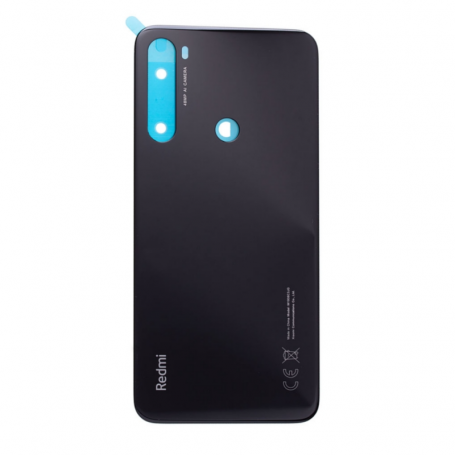 Vitre arrière Xiaomi Redmi Note 8 Noir + Adhesif