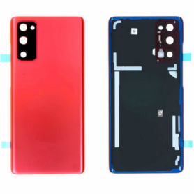 Vitre arrière Samsung Galaxy S20 4G/5G (G980F/G981B) Rouge (Sans Logo)