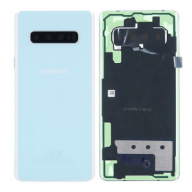 Vitre arrière Samsung Galaxy S10 Plus Blanc (Original Démonté) - Grade AB