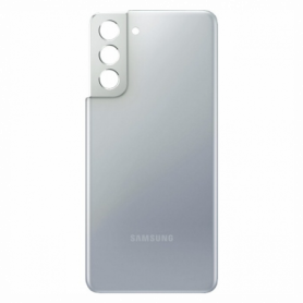 Vitre arrière Samsung Galaxy S21 5G Phantom Argent (Original Démonté) - Grade A