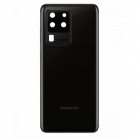 Vitre arrière Samsung Galaxy S20 Ultra Noir (Original Démonté) - Grade AB