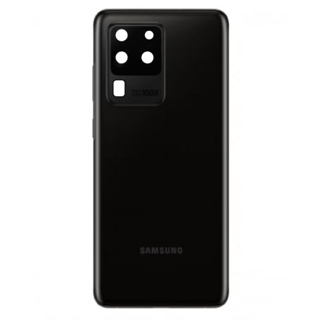 Vitre arrière Samsung Galaxy S20 Ultra Noir (Original Démonté) - Grade AB