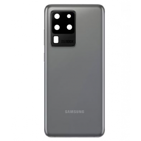 Vitre arrière Samsung Galaxy S20 Ultra Gris (Original Démonté) - Grade A