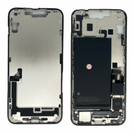Chassis Arrière iPhone 14 sans Vitre Arrière avec Batterie Blanc (Origine Demonté) - Comme Neuf