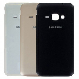 Cache Batterie Coque Arrière ORIGINALE Samsung Galaxy J1( J100F) Blanc/Noir/Or  Avec logo