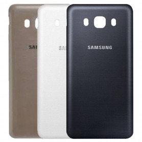 Cache Batterie Coque Arrière ORIGINALE Samsung Galaxy J7 2016(J710F) Blanc/Noir/Or  Avec logo