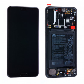 Écran Huawei P20 Pro Noir   LCD + Vitre Tactile - Original