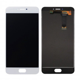 Ecran Meizu MX6 Blanc Vitre Tactile + LCD