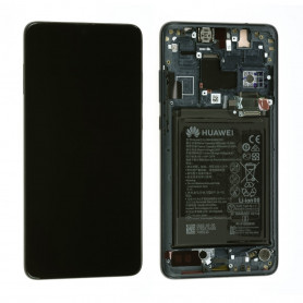 Ecran complet Batterie Huawei Mate 20 Noir LCD+ Vitre Tactile Sur Chassis Original