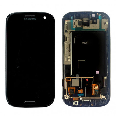 Ecran Samsung Galaxy S3 (i9300) Noir LCD+Home Sur Chassis (Compatible)