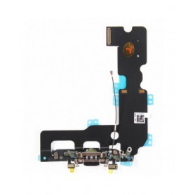Connecteur de Charge iPhone 7 Plus Noir + Antenne GSM + Prise Jack + Micro
